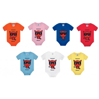 Body niemowlęce z grafiką "Diabełek Mamusi" 7 kolorów do wyboru